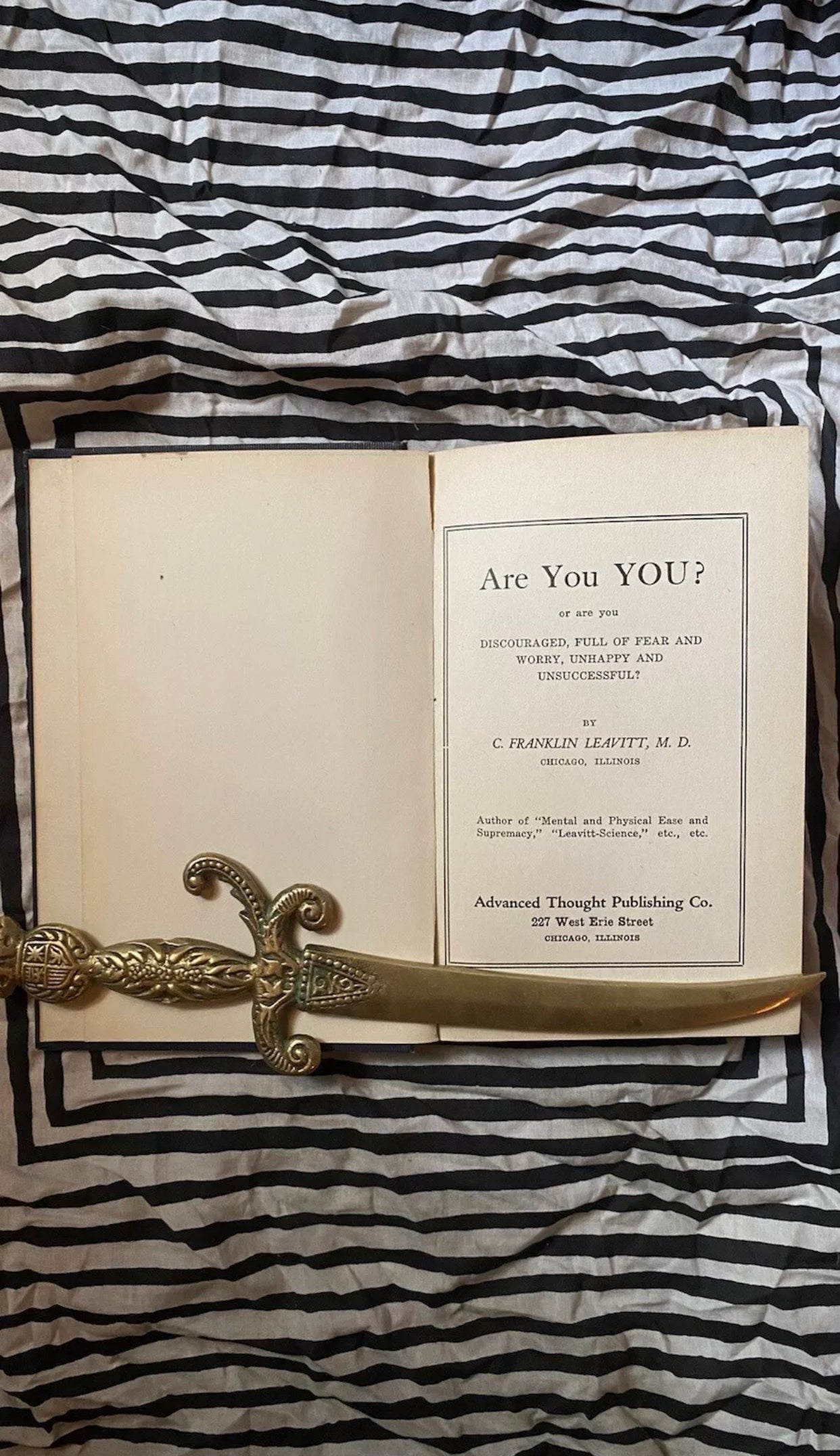 Are You YOU? — C. Franklin Leavitt — 1921