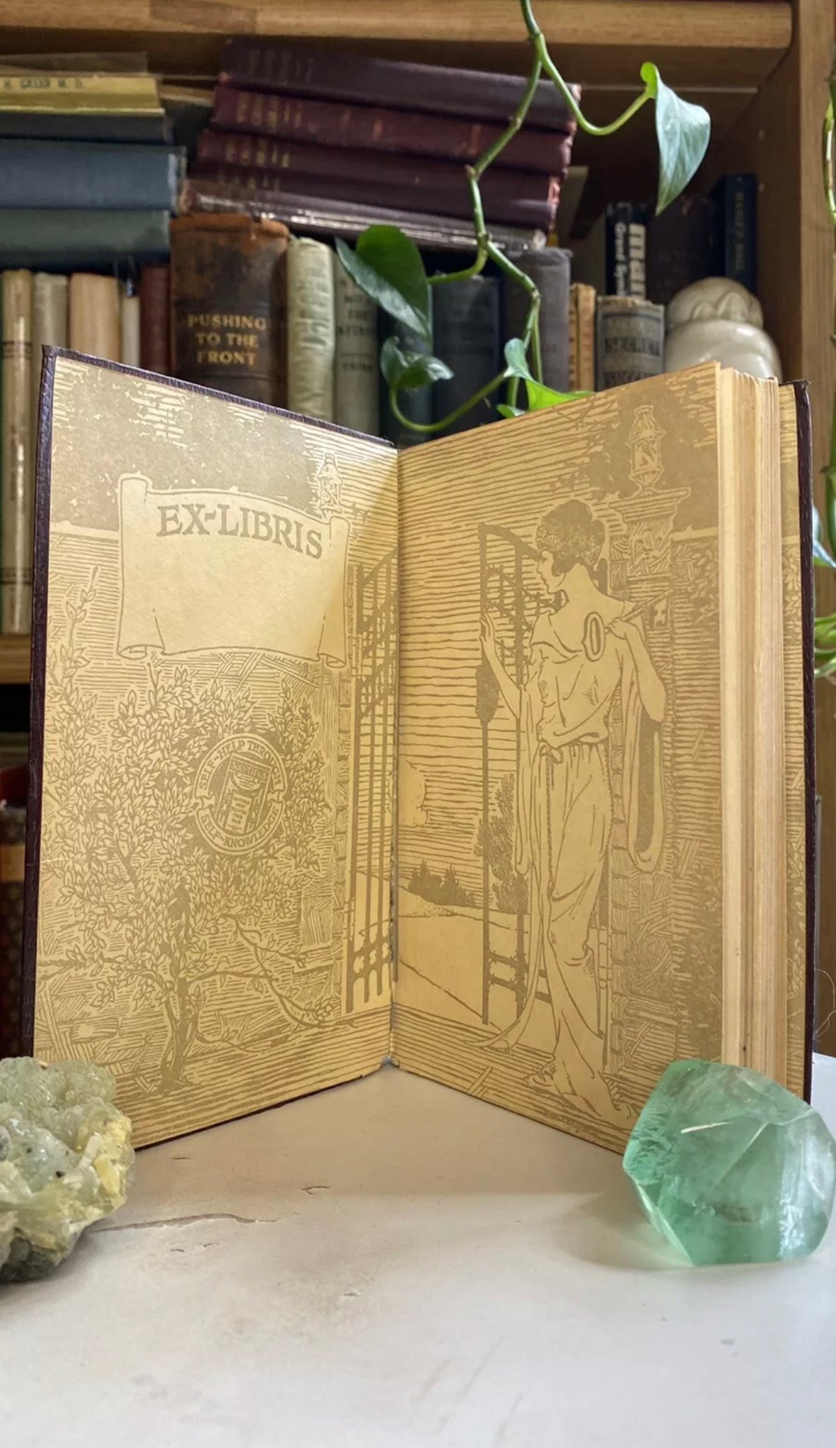 Additional condition view of The Mind Magnet by Paul Ellsworth, 1924