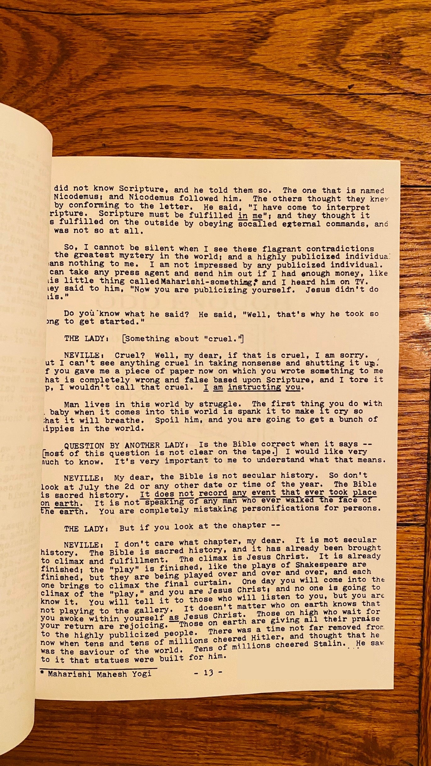 Pre-Existence — Neville Goddard