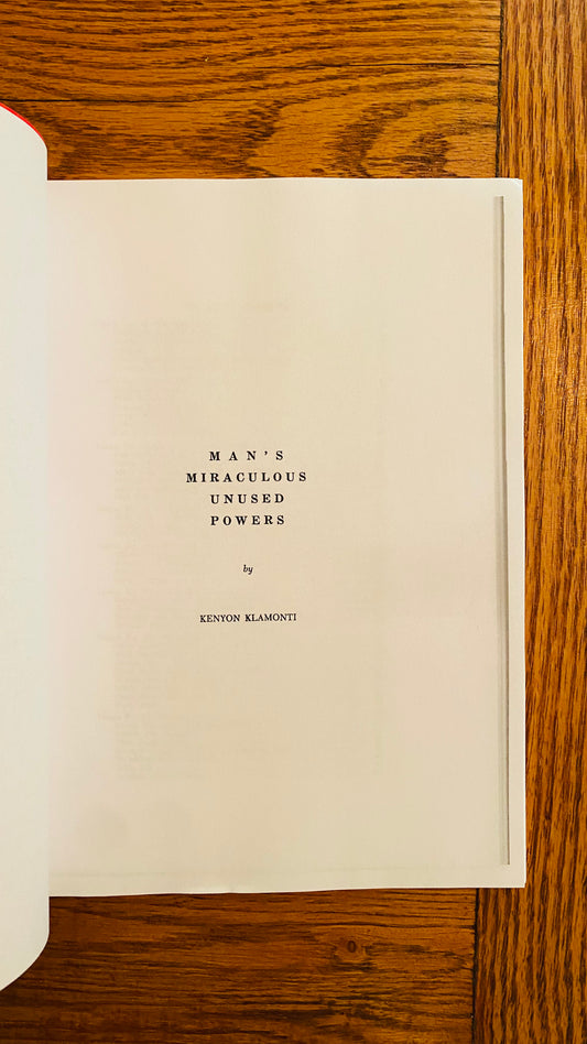 Man's Miraculous Unused Powers : Book 2 — Hilton Hotema