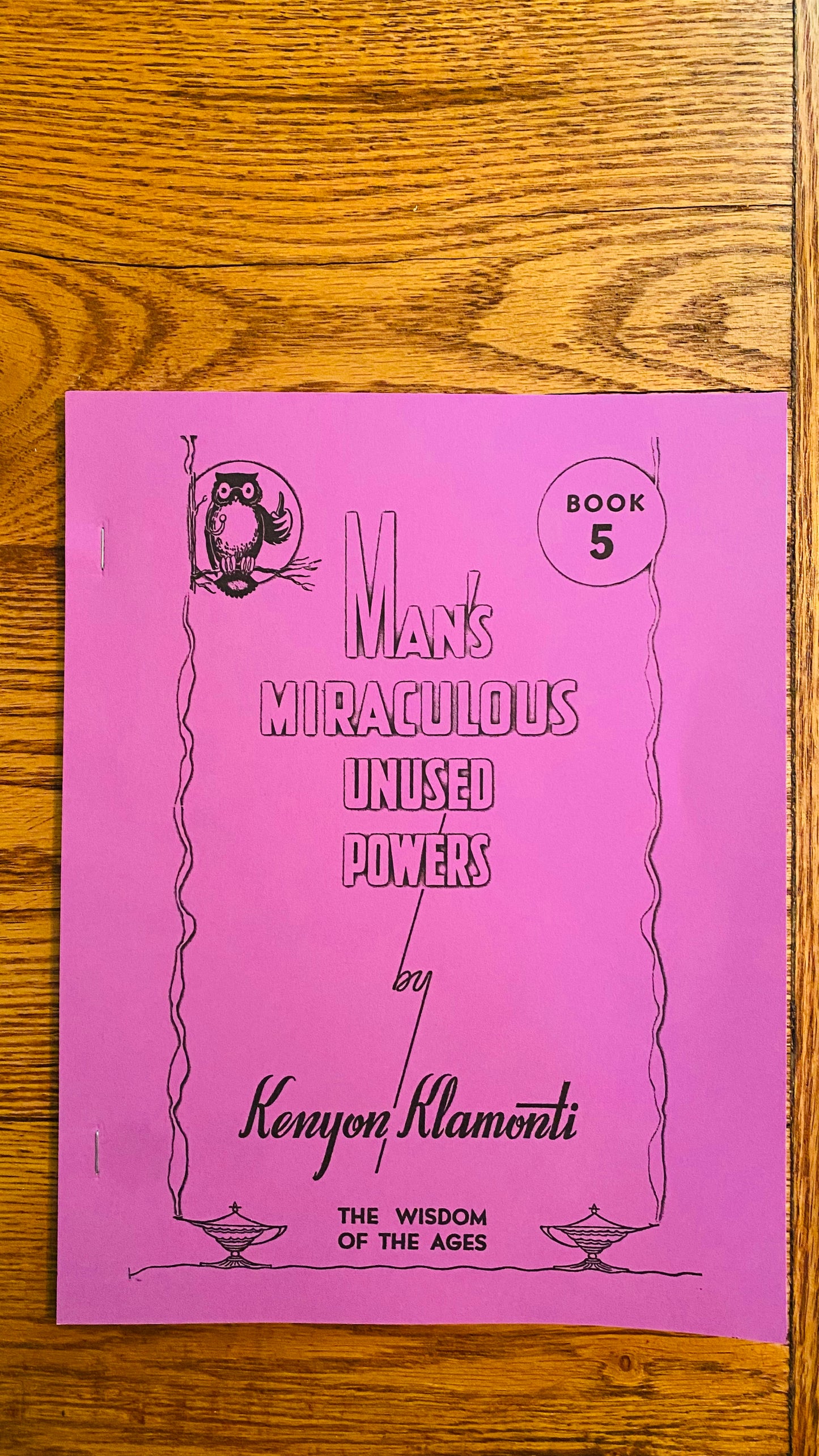 Man's Miraculous Unused Powers : Book 5 — Hilton Hotema