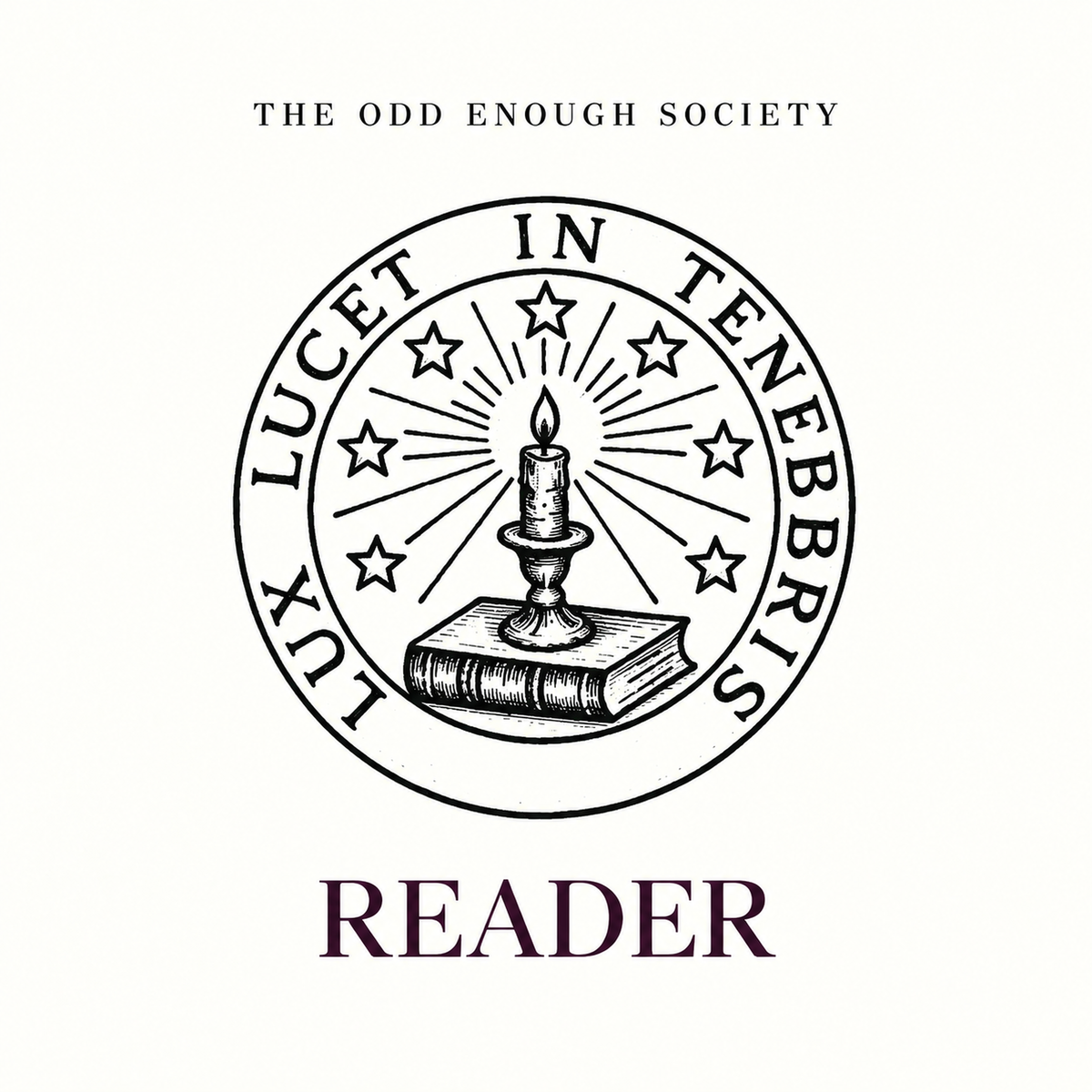 The Odd Enough Society Reader membership artwork