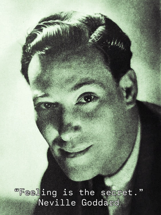 Portrait of New Thought lecturer Neville Goddard