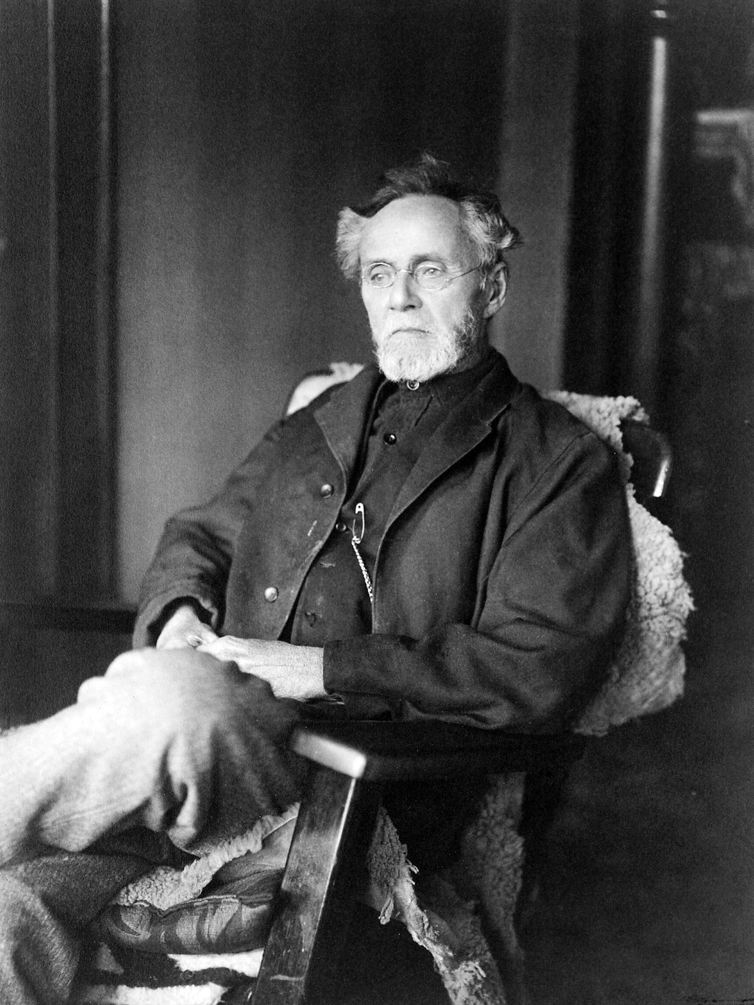 Andrew Taylor Still, founder of osteopathy, circa 1914; public-domain Library of Congress image
