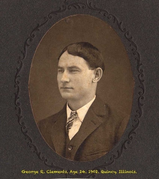 Portrait of metaphysical writer Hilton Hotema