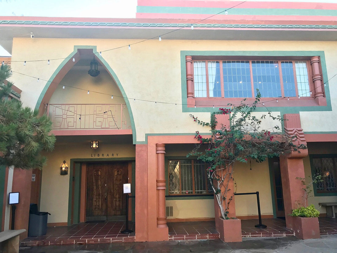 Mayan Revival library of the Philosophical Research Society founded by Manly P. Hall