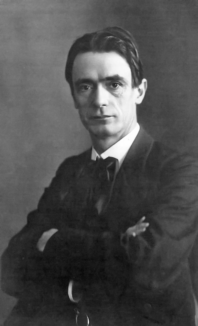 Portrait of philosopher and anthroposophy founder Rudolf Steiner