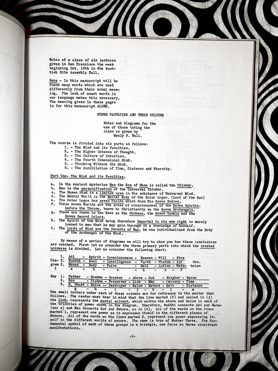 Additional product photograph of Super Faculties and Their Culture by Manly P. Hall