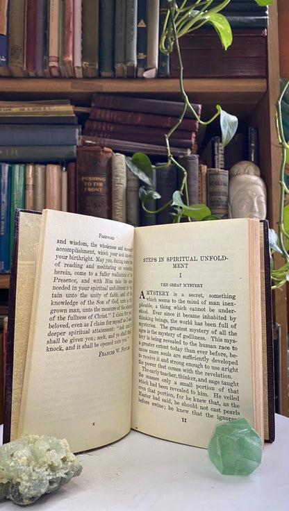 Additional condition view of Steps in Spiritual Unfoldment by Frances W. Foulks, 1929