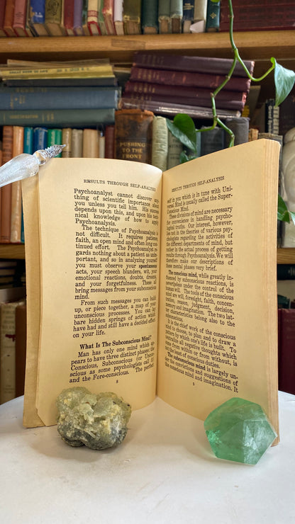 Additional condition view of Results Through Self-Analysis by Marie Winchell Walker, 1923