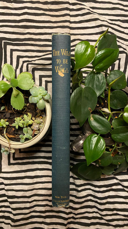 Additional condition view of The Will to Be Well by Charles Brodie Patterson, 1901