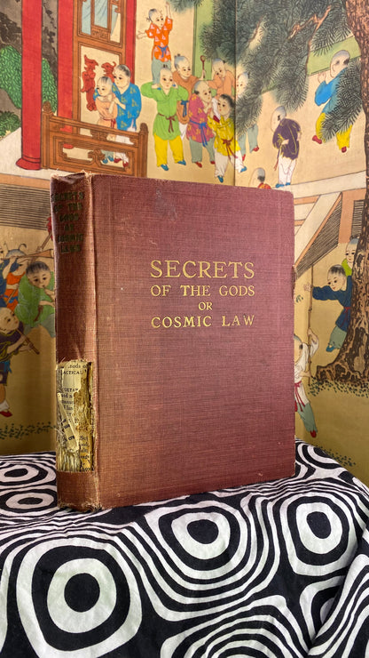 Cover of Secrets of the Gods, or Cosmic Law by Elizabeth E. McCarthy, 1912