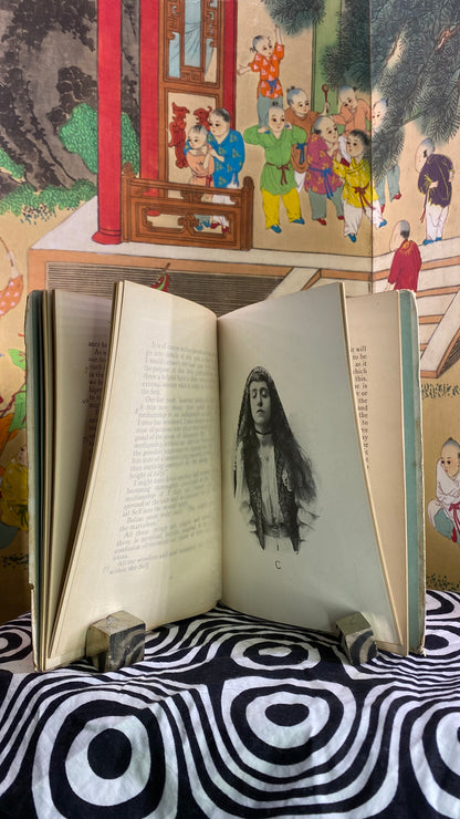 Additional condition view of The Mystic Self by Mesha Rayon, 1900