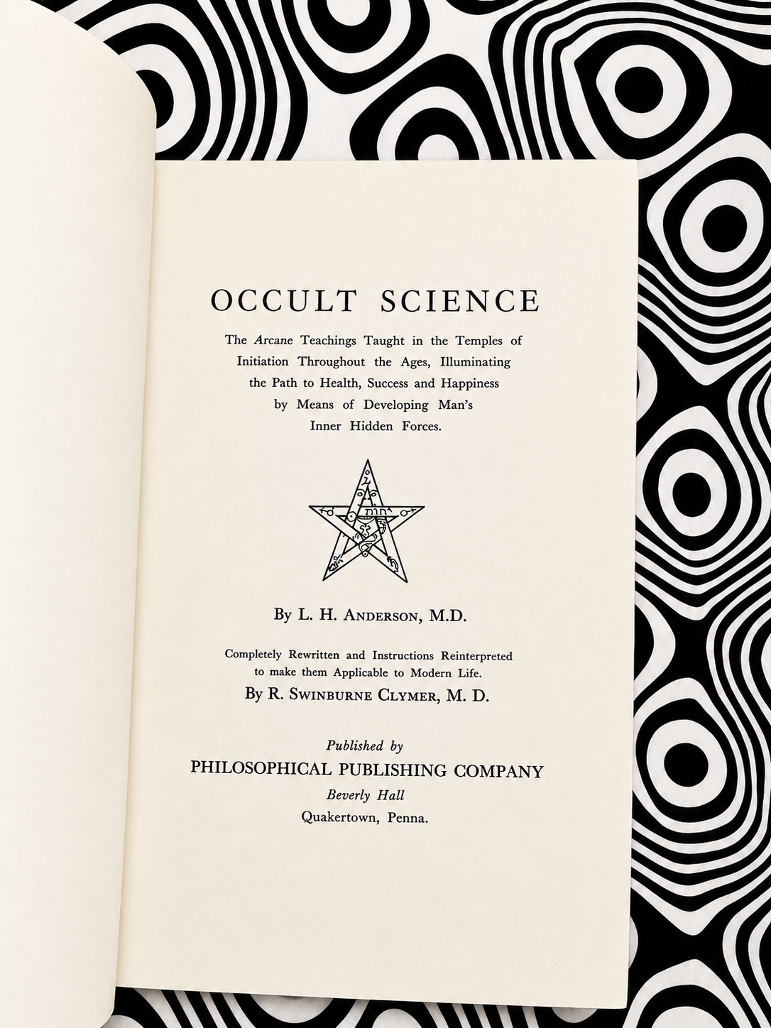 Occult Science — L. H. Anderson | R. Swinburne Clymer | Papus (1954)