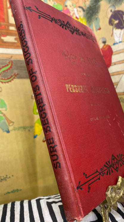 Interior and condition view of How To Win, or Sure Secrets of Success by L. H. Anderson, 1898