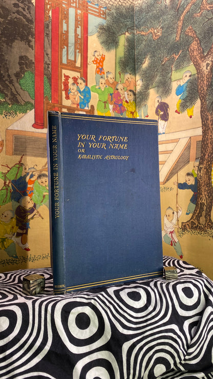 Cover of Your Fortune in Your Name by Sepharial, 1909