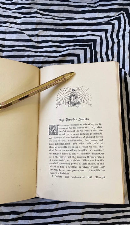 Additional condition view of Scientific Man Building Through Thought Force by A. A. Lindsay, 1916