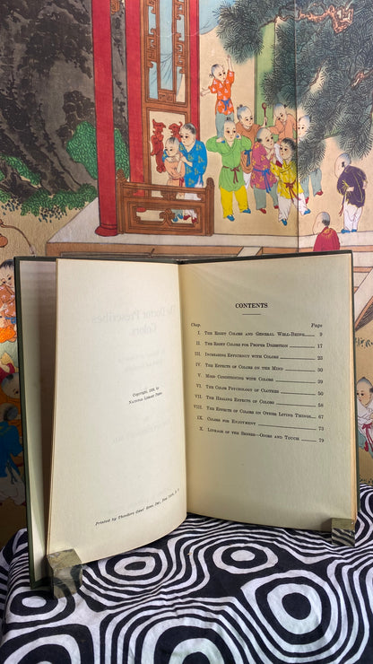 Additional condition view of The Doctor Prescribes Colors by Edward Podolsky, 1938
