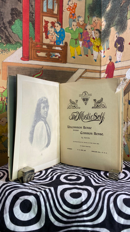 Additional condition view of The Mystic Self by Mesha Rayon, 1900