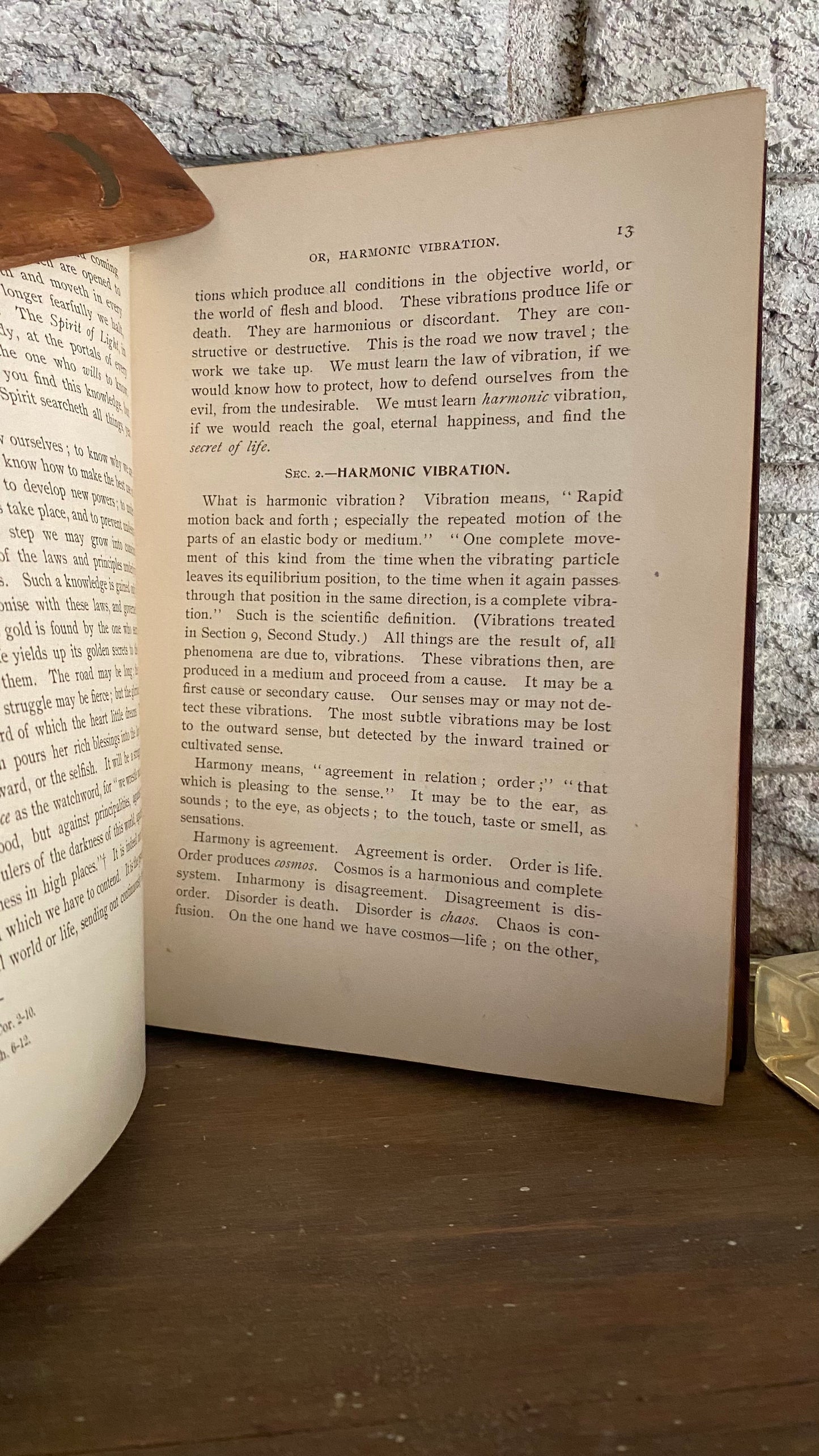 The Secret of Life OR Harmonic Vibration — Frances King — 1897