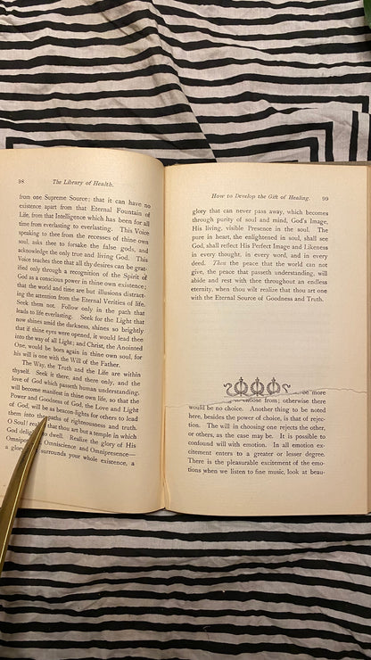 Additional condition view of The Library of Health, Volume 1 by Charles Brodie Patterson, 1899