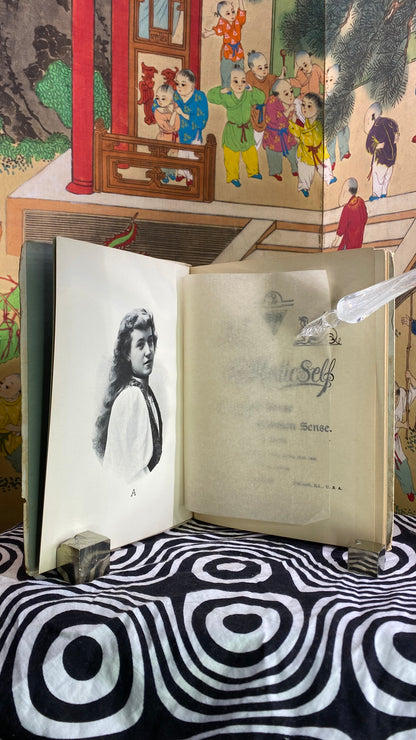 Additional condition view of The Mystic Self by Mesha Rayon, 1900