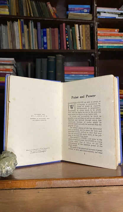 Additional condition view of Poise and Power by Christian D. Larson, 1912