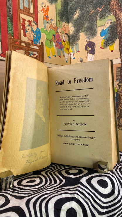 Additional condition view of Road to Freedom by Floyd B. Wilson, 1912