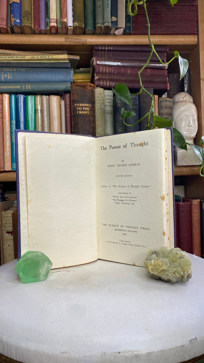 Additional condition view of The Power of Thought by Henry Thomas Hamblin, 1924