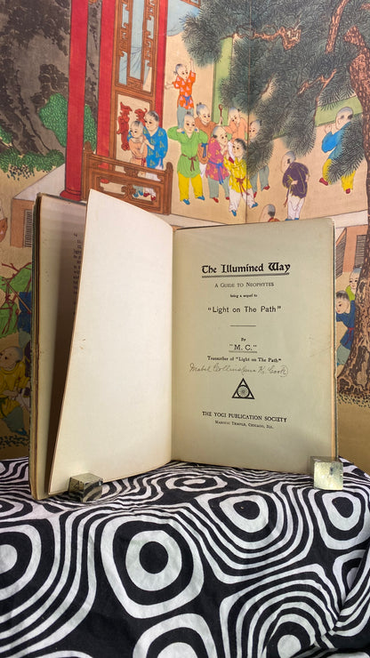 Additional condition view of Light on the Path and The Illumined Way by Mabel Collins, 1898