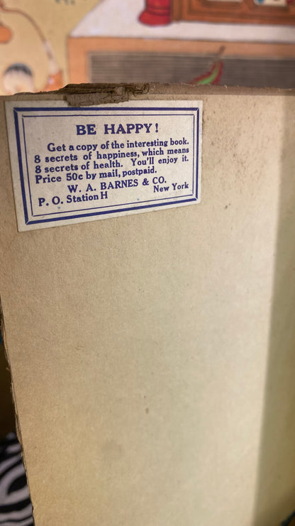 Additional condition view of 8 Secrets of Happiness by W. A. Barnes, 1913