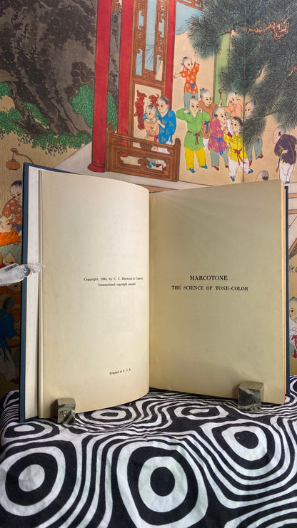 Additional condition view of Marcotone: The Science of Tone-Color by Edward Maryon, 1924