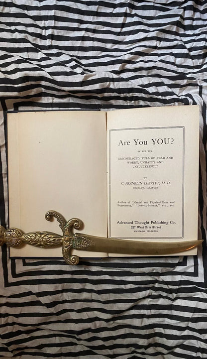 Additional condition view of Are You YOU? by C. Franklin Leavitt, 1921