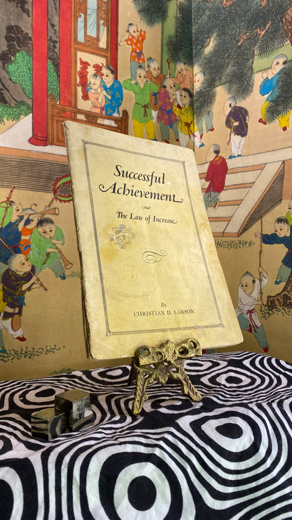 Cover of Successful Achievement in the Law of Increase by Christian D. Larson, 1930
