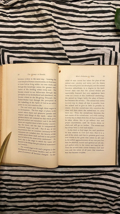 Additional condition view of The Library of Health, Volume 1 by Charles Brodie Patterson, 1899