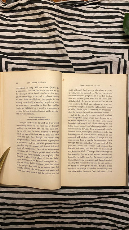 Additional condition view of The Library of Health, Volume 1 by Charles Brodie Patterson, 1899