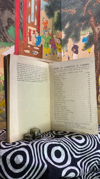 Additional condition view of Successful Achievement in the Law of Increase by Christian D. Larson, 1930