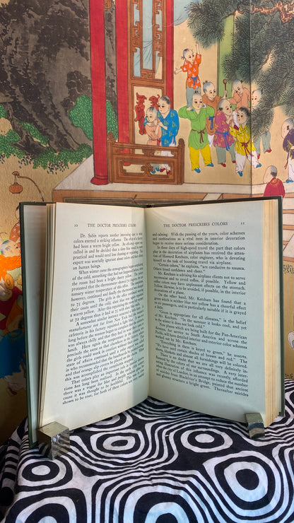 Additional condition view of The Doctor Prescribes Colors by Edward Podolsky, 1938