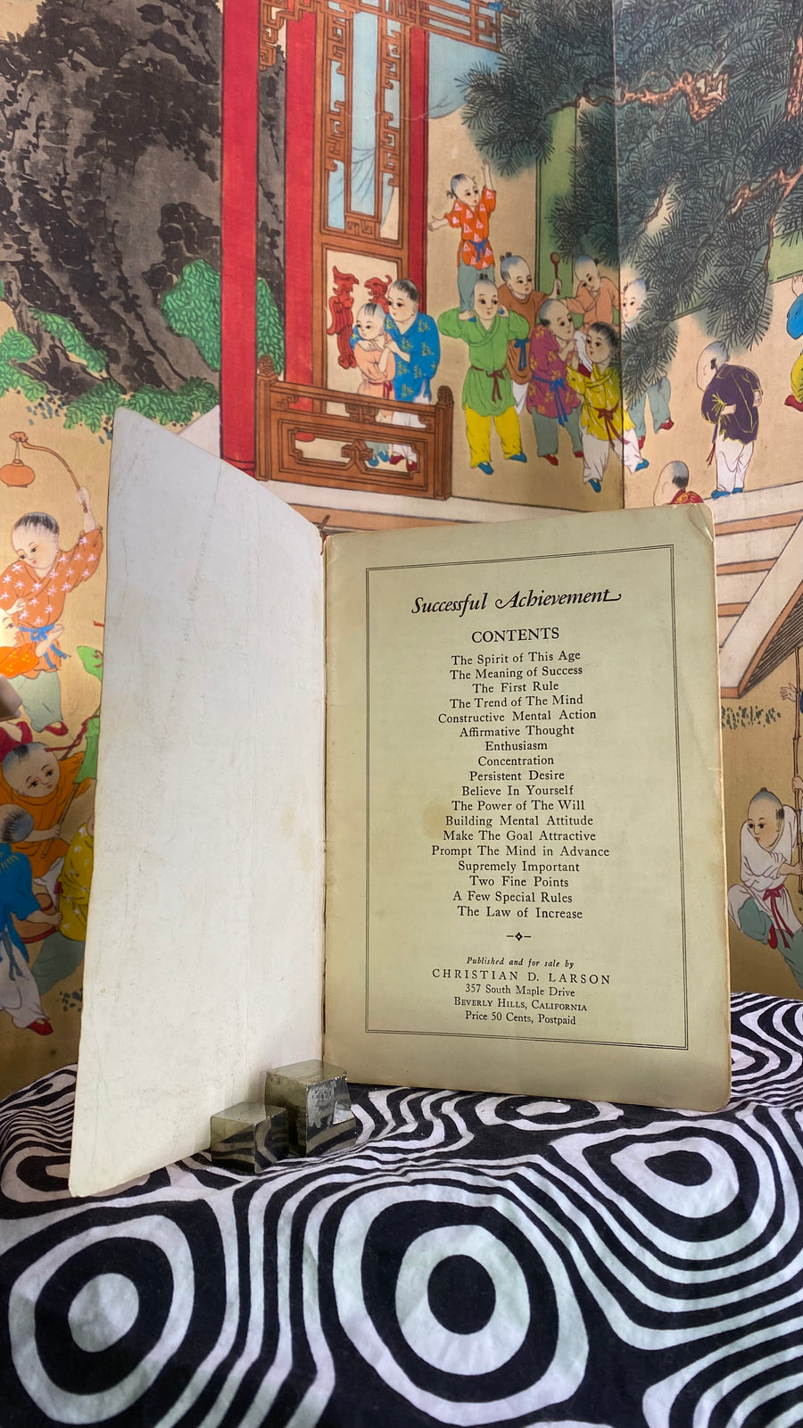 Additional condition view of Successful Achievement in the Law of Increase by Christian D. Larson, 1930