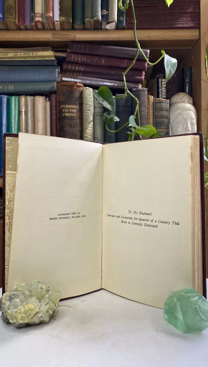Additional condition view of Freeing Our Mental Forces by Marie Winchell Walker, 1925