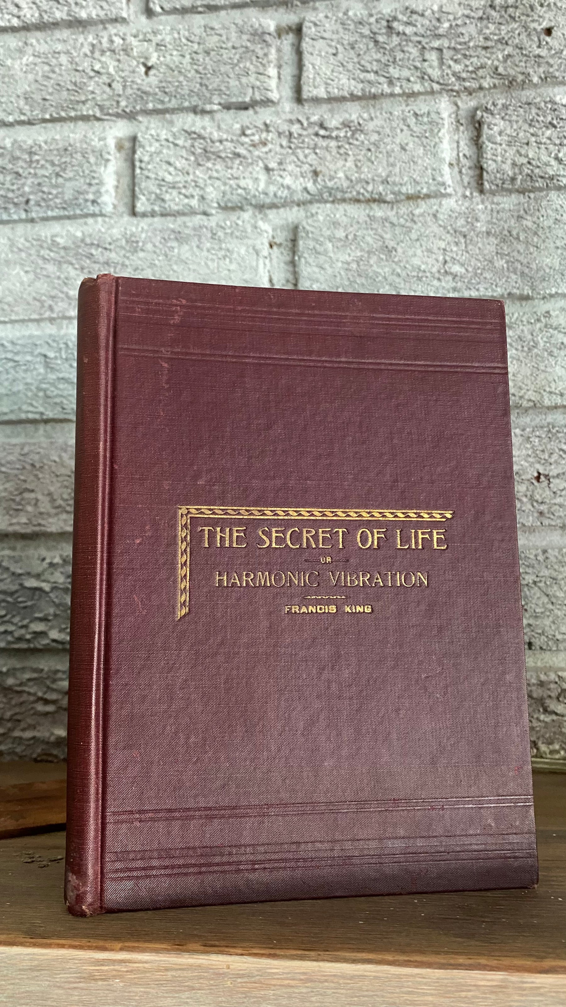 Cover of The Secret of Life, or Harmonic Vibration by Frances King, 1897