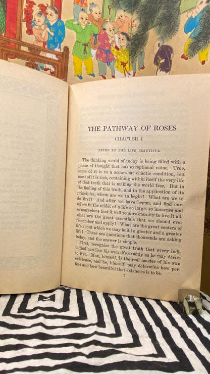 Additional condition view of The Pathway of Roses by Christian D. Larson, 1912