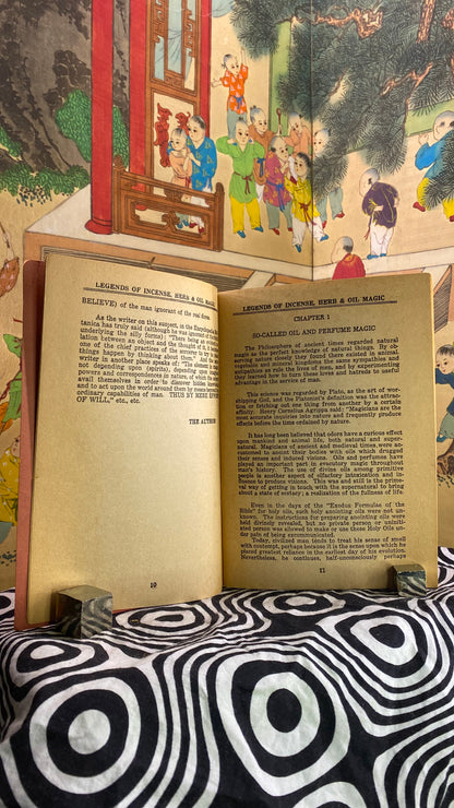 Additional condition view of Legends of Incense, Herb and Oil Magic by Lewis de Claremont, 1938
