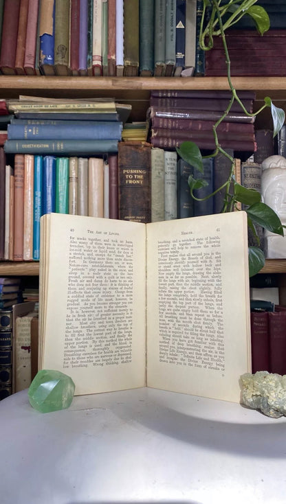 Additional condition view of The Art of Living by Henry Thomas Hamblin, 1922