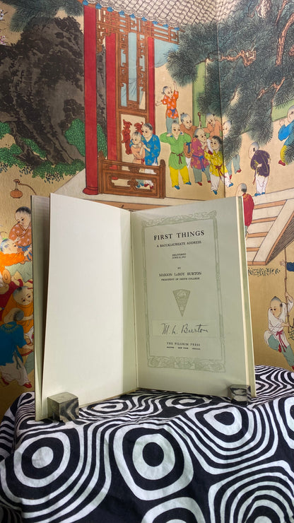 Additional condition view of First Things by Marion LeRoy Burton, 1915
