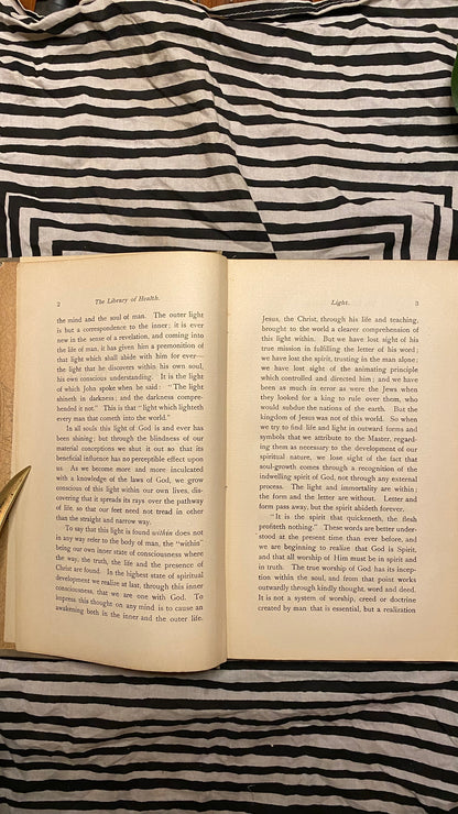Additional condition view of The Library of Health, Volume 1 by Charles Brodie Patterson, 1899