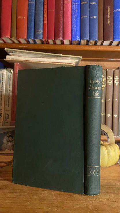 Interior and condition view of The More Abundant Life by William Marcus Taylor, 1924
