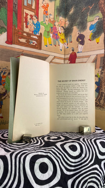 Additional condition view of The Secret of Brain Energy by Frank Channing Haddock, 1920