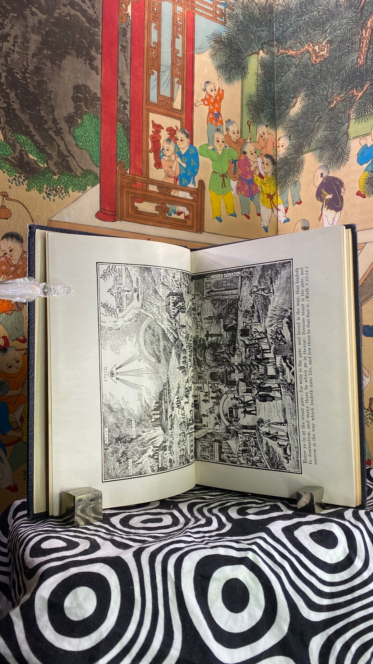 Additional condition view of The Human Heart Shown as a Temple of God by L. W. de Laurence, 1935