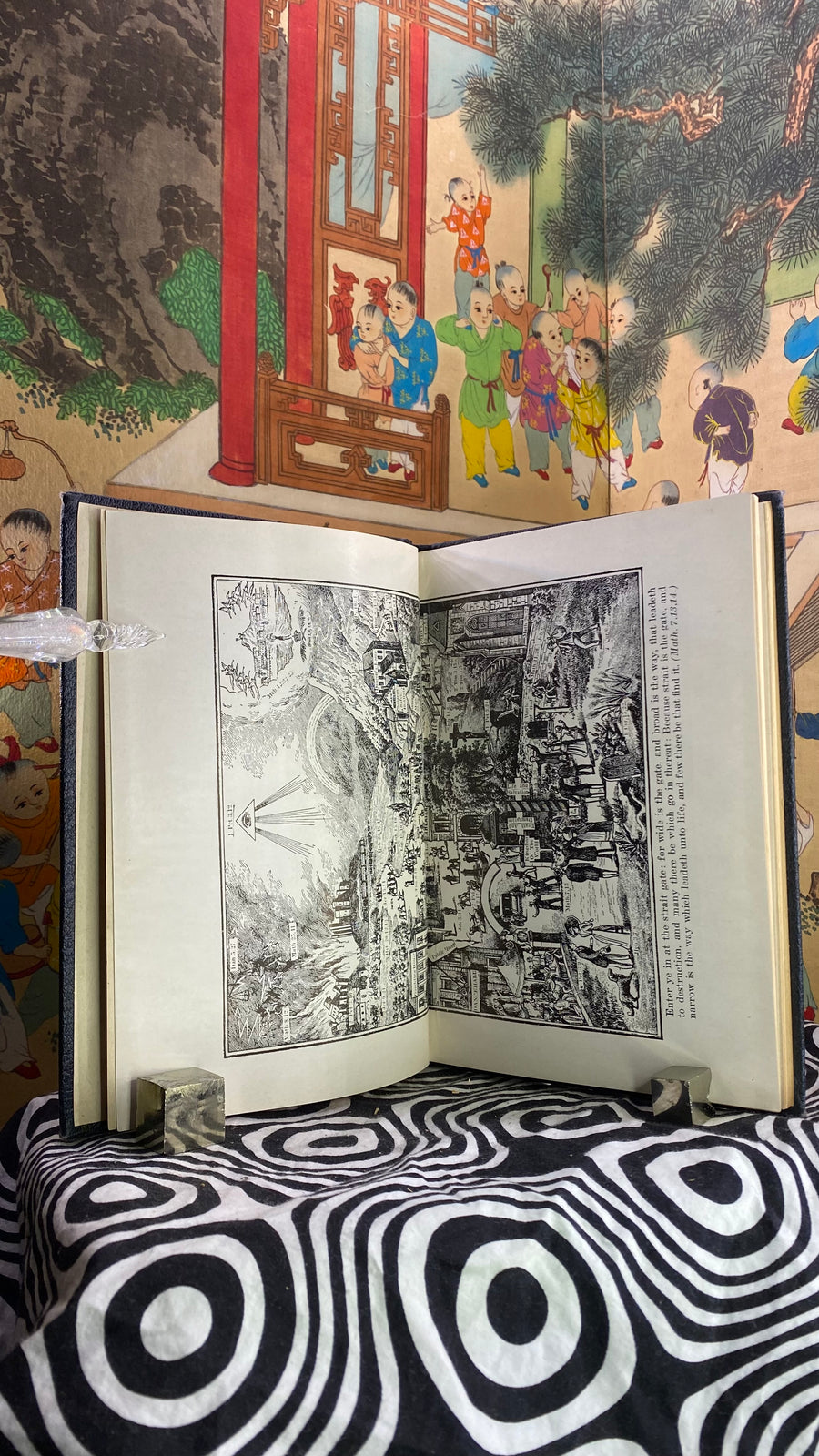 Additional condition view of The Human Heart Shown as a Temple of God by L. W. de Laurence, 1935